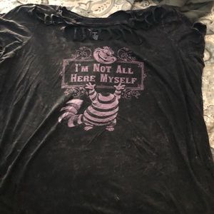 Torrid size 5 (28W) Cheshire Cat tee